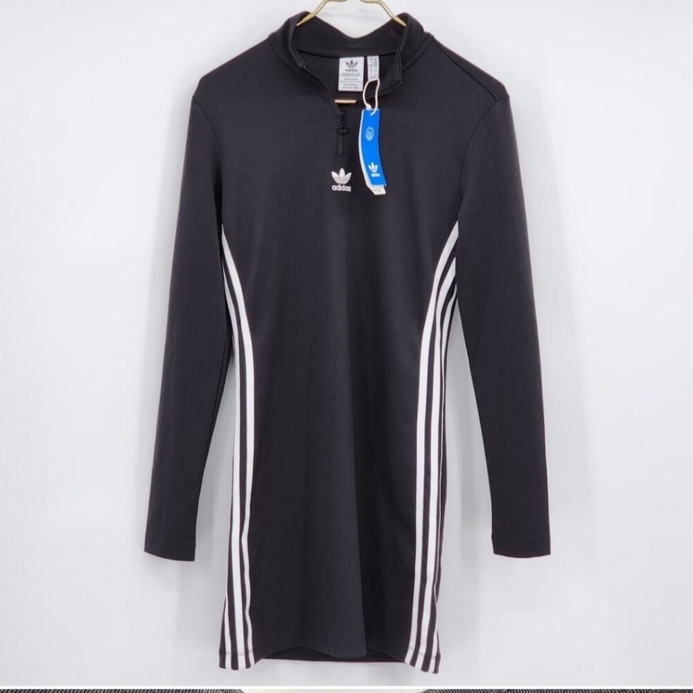Adidas bodycon long sleeve dress